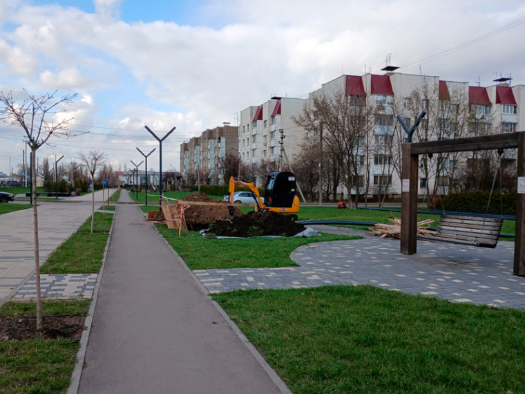В микрорайоне «Южный» стартовал текущий ремонт наружных сетей водоснабжения на улице Полевой. В микрорайоне «Южный» стартовал текущий ремонт наружных сетей водоснабжения на улице Полевой.